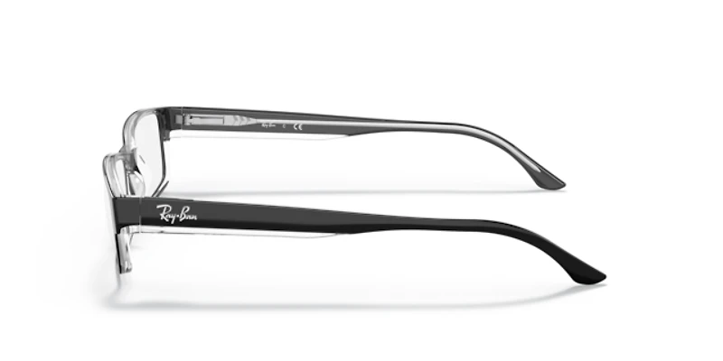 Ray-Ban Unisex Black On Transparent