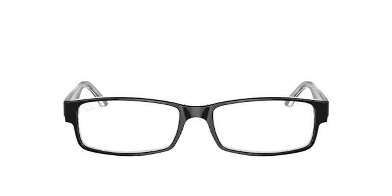 Ray-Ban Unisex Black On Transparent