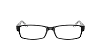 Ray-Ban Unisex Black On Transparent