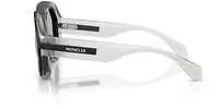 Moncler Unisex Matte Transparent Grey