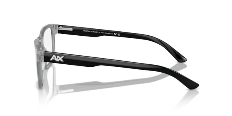 Armani Exchange Man Shiny Transparent Grey