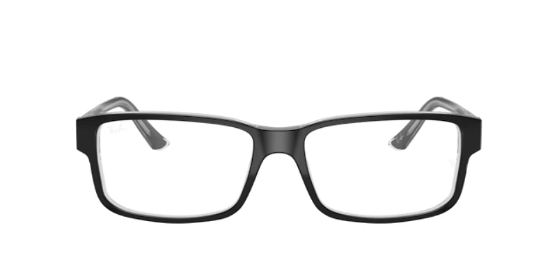 Ray-Ban Unisex Black On Transparent