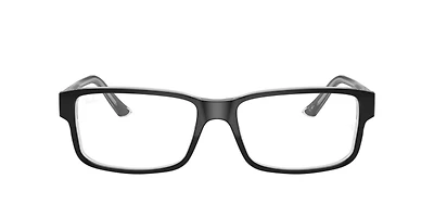 Ray-Ban Unisex Black On Transparent