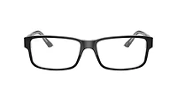 Ray-Ban Unisex Black On Transparent