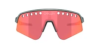 Oakley Man Matte Silver, Blue Colorshift