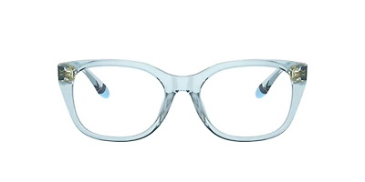 Armani Exchange Woman Shiny Transparent Azure