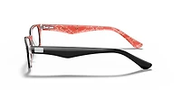 Ray-Ban Unisex Black On Red
