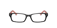 Ray-Ban Unisex Black On Red