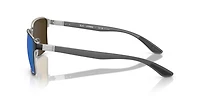 Ray-Ban Unisex Black On Silver