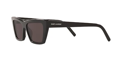 Saint Laurent Woman Black Shiny