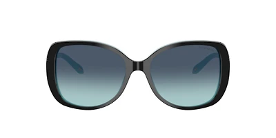 Tiffany Woman Black On Tiffany Blue