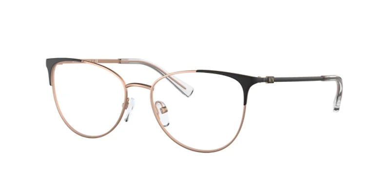 Armani Exchange Woman Matte Rose Gold And Black