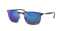 Ray-Ban Unisex Blue On Gunmetal
