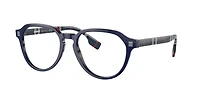 Burberry Man Top Blue On Navy Check