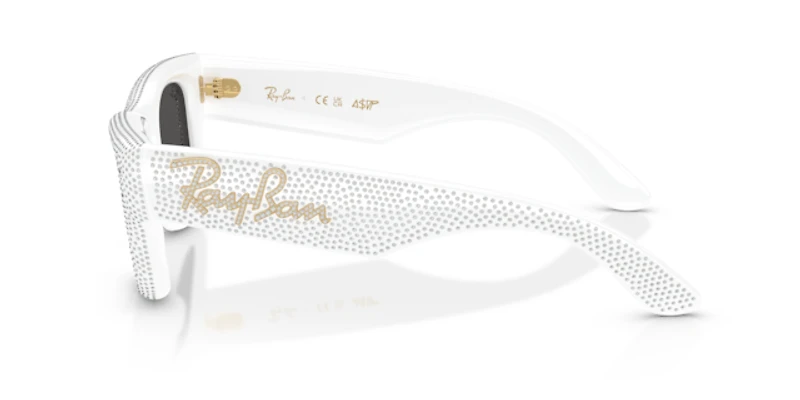 Ray-Ban Unisex White & Strass Pave