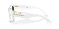Ray-Ban Unisex White & Strass Pave
