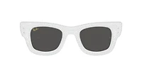 Ray-Ban Unisex White & Strass Pave