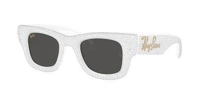 Ray-Ban Unisex White & Strass Pave