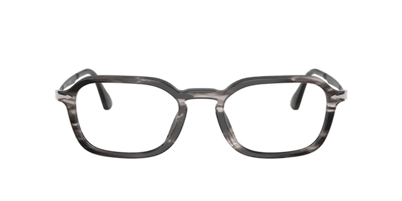 Persol Unisex Striped Black & Grey