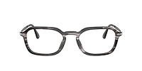 Persol Unisex Striped Black & Grey