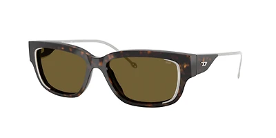 Diesel Unisex Shiny Dark Havana