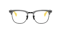 Ray-Ban Unisex Brushed Grey On Black