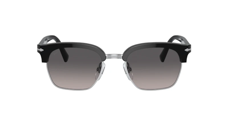Persol Unisex Black, Silver