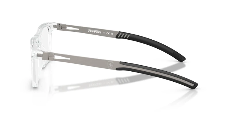 Scuderia Ferrari Man White Transparent Clear