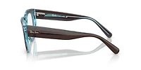 Ray-Ban Woman Brown On Transparent Blue