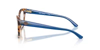 Tory Burch Woman Blue Flake Tortoise