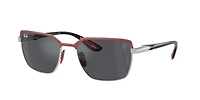 Ray-Ban Unisex Red On Gunmetal