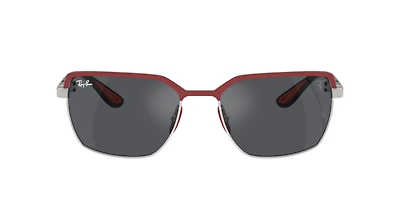 Ray-Ban Unisex Red On Gunmetal