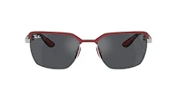 Ray-Ban Unisex Red On Gunmetal