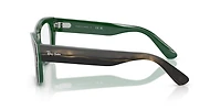 Ray-Ban Unisex Striped Green On Green