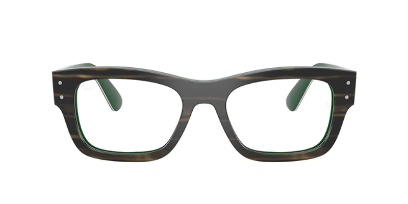 Ray-Ban Unisex Striped Green On Green
