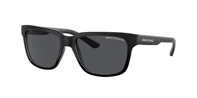Armani Exchange Unisex Matte & Shiny Black