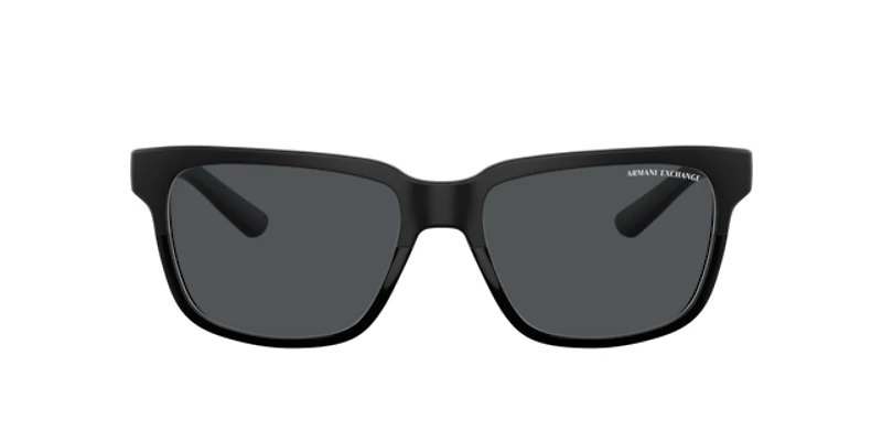 Armani Exchange Unisex Matte & Shiny Black