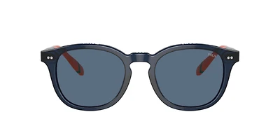 Polo Ralph Lauren Man Shiny Transparent Navy Blue