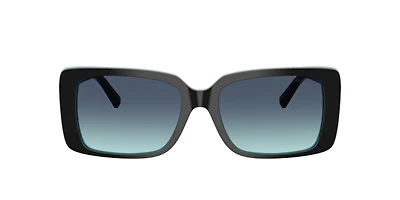 Tiffany Woman Black On Tiffany Blue