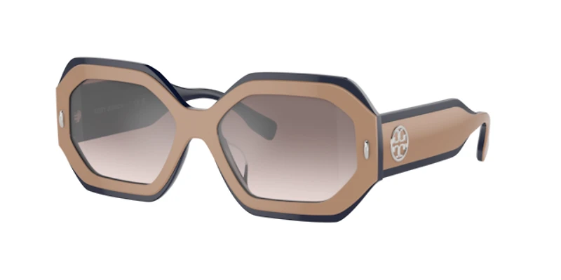 Tory Burch Woman Navy Beige