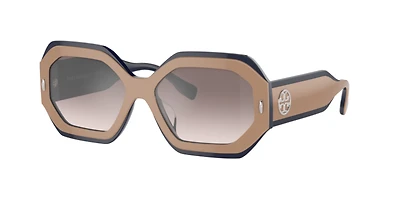 Tory Burch Woman Navy Beige