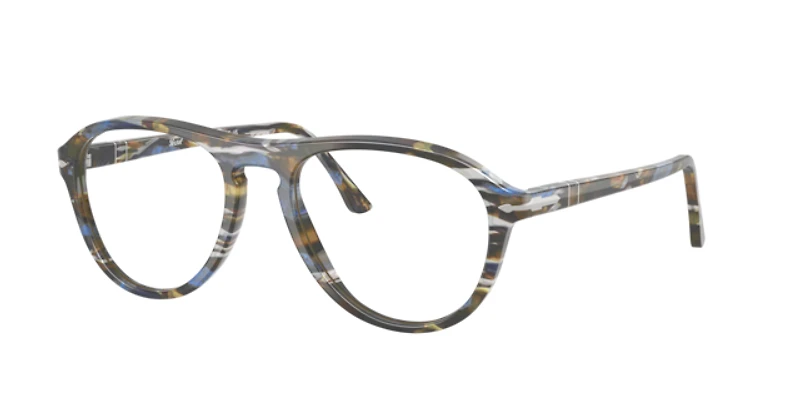 Persol Unisex Frost Grey, Nautical Blue