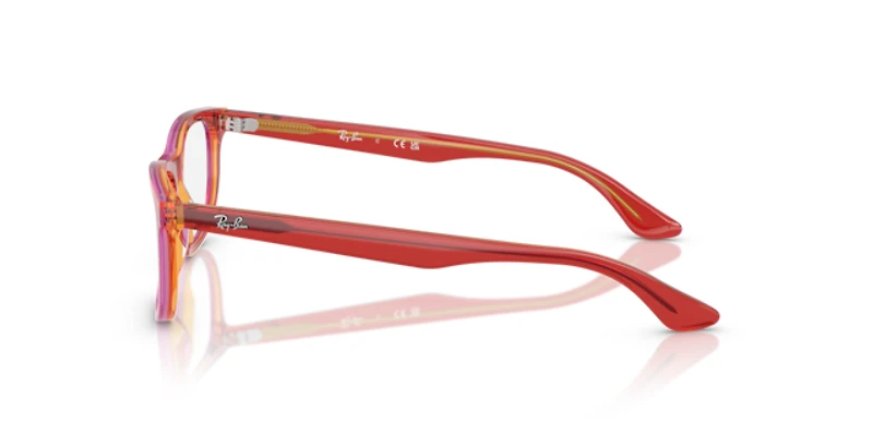 Ray-Ban Unisex Transparent Red & Yellow