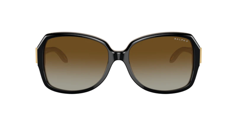 Ralph by Ralph Lauren Woman Shiny Black On Nude