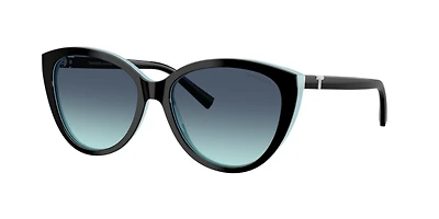 Tiffany Woman Black On Tiffany Blue