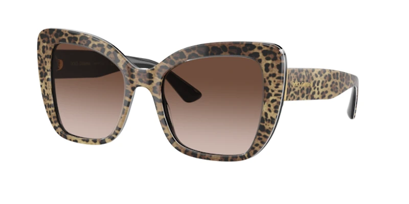 Dolce&Gabbana Woman Leo Brown On Black