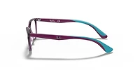 Ray-Ban Unisex Transparent Violet
