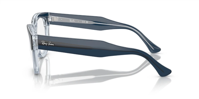 Ray-Ban Unisex Blue On Transparent