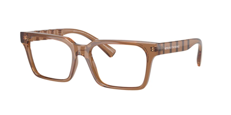 Armani Exchange Man Shiny Transparent Brown