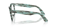 Ray-Ban Unisex Striped Transparent Green